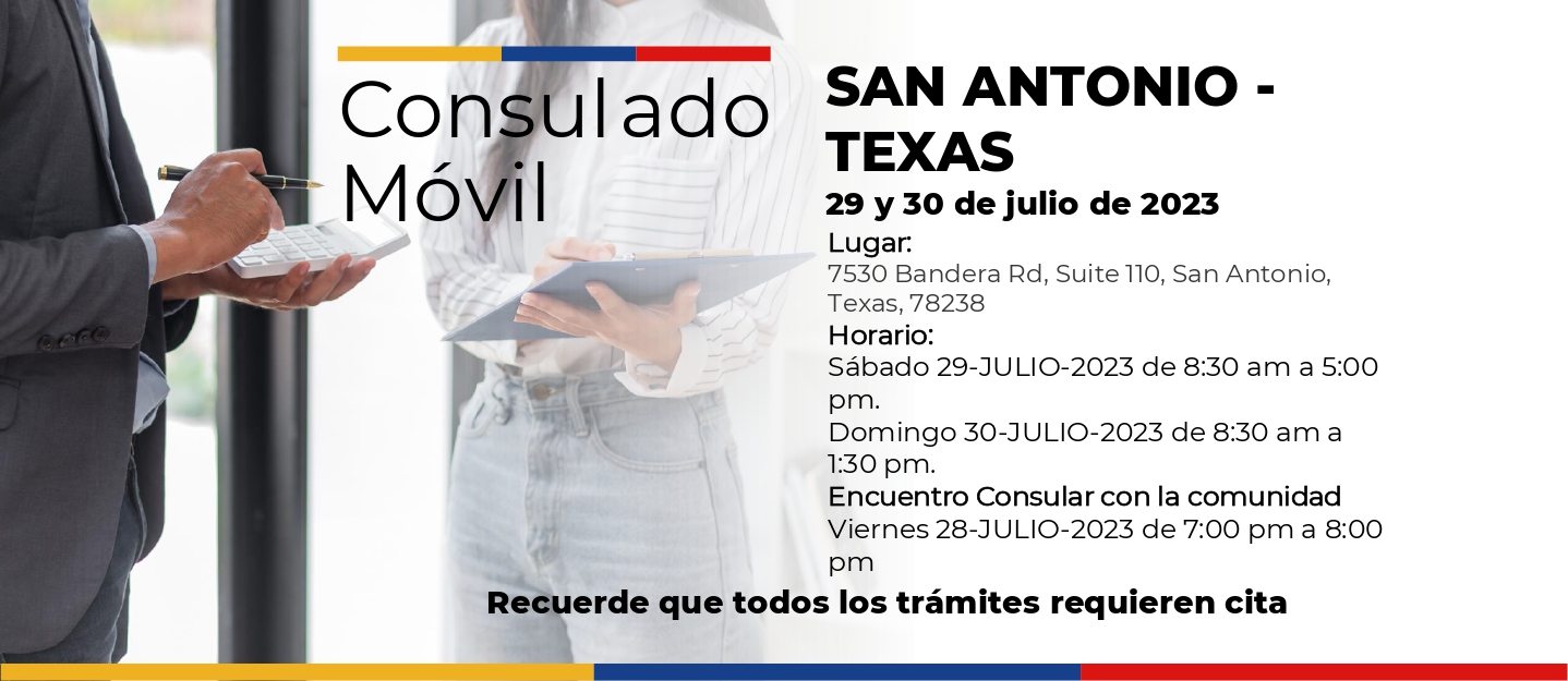 Jornada de Consulado Móvil y Encuentro Consular tendrá lugar en San